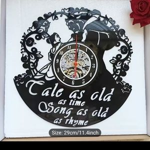 New Beauty and the beast 12" clock SHIPPING IS AVAILABLE